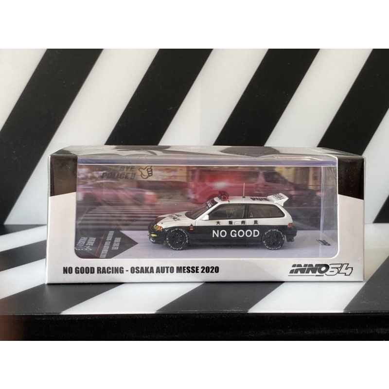 INNO64 - Honda Civic EF9 No Good Racing Bye Bye Police Osaka Auto Messe 2020