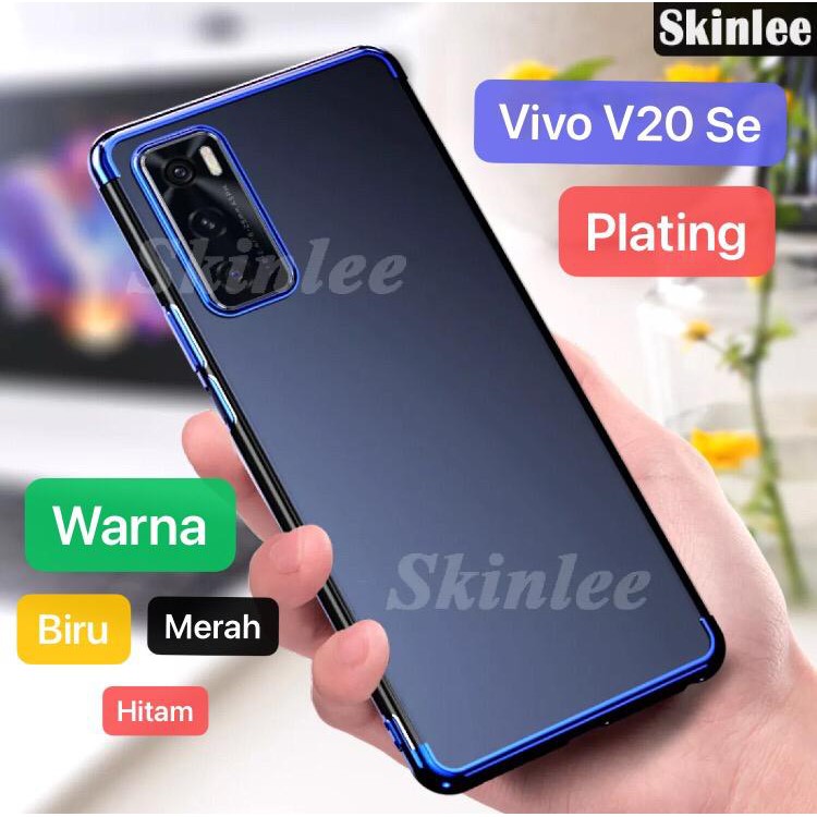 Case Vivo V20 Se V20se Clear Plating Soft Cover Silikon Casing Handphone Shopee Indonesia