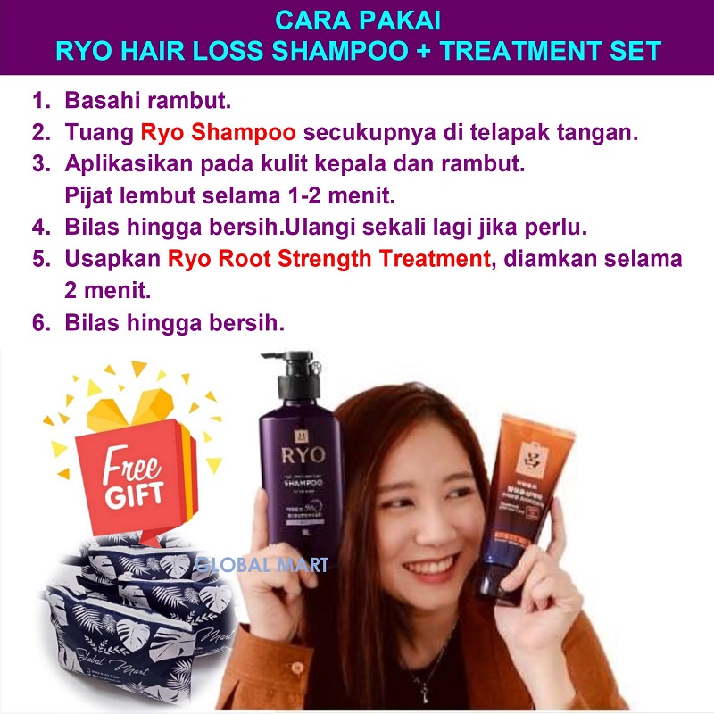 ORIGINAL KOREA Ryo Shampoo Hair Loss Care 400ml Perawatan Rambut Rontok FAST DELIVERY-6