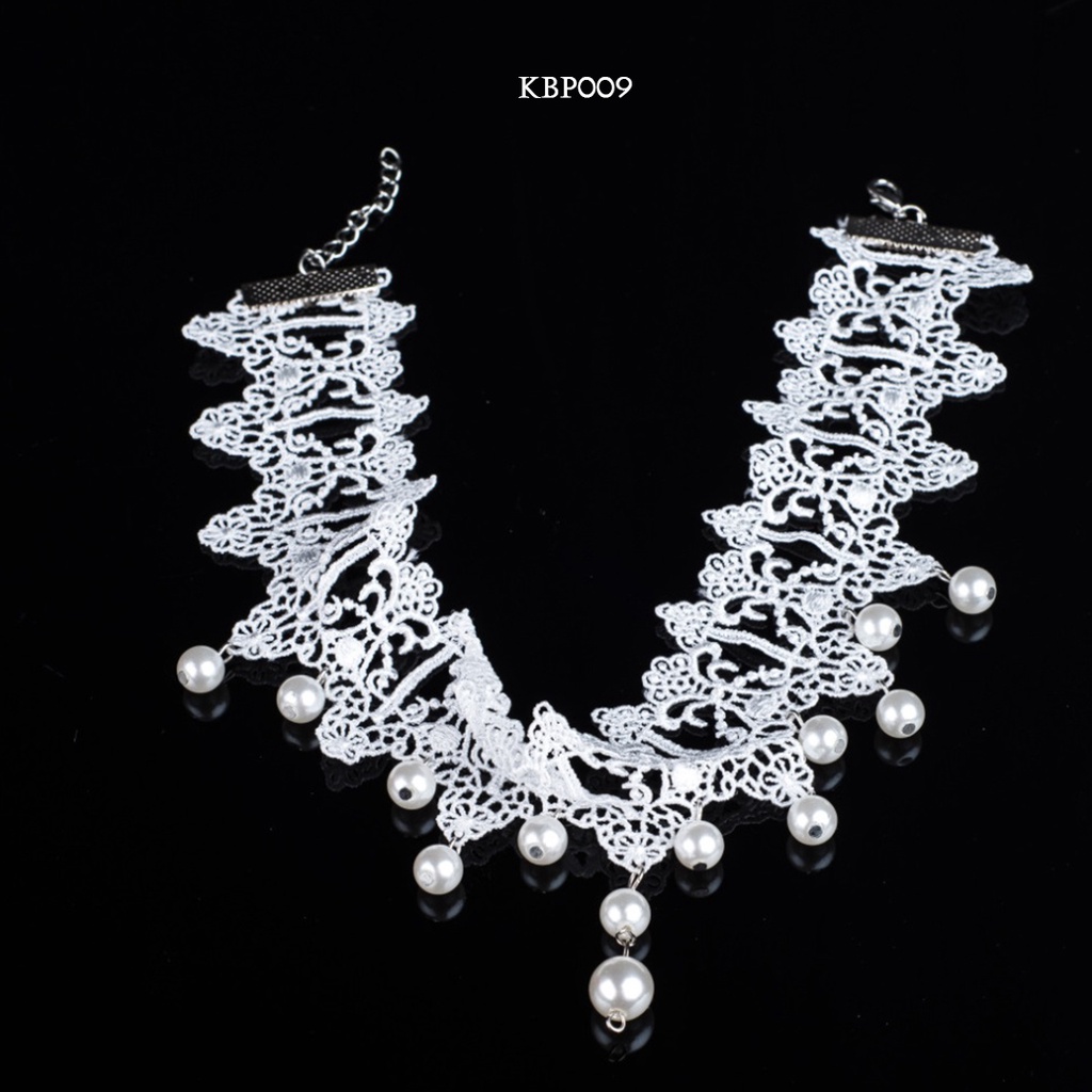 [STOK TERBATAS] KALUNG BROKAT LACE NECKLACE AKSESORIS WANITA PENGANTIN KBP009