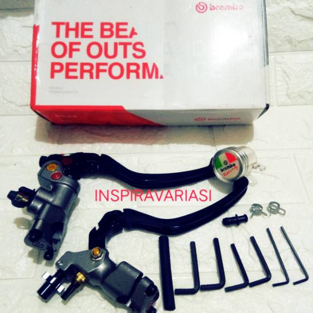 MASTER REM BREMBO IZUMI PLUS HANDLE. KIRI, KANAN, REM, KOPLING, TABUNG