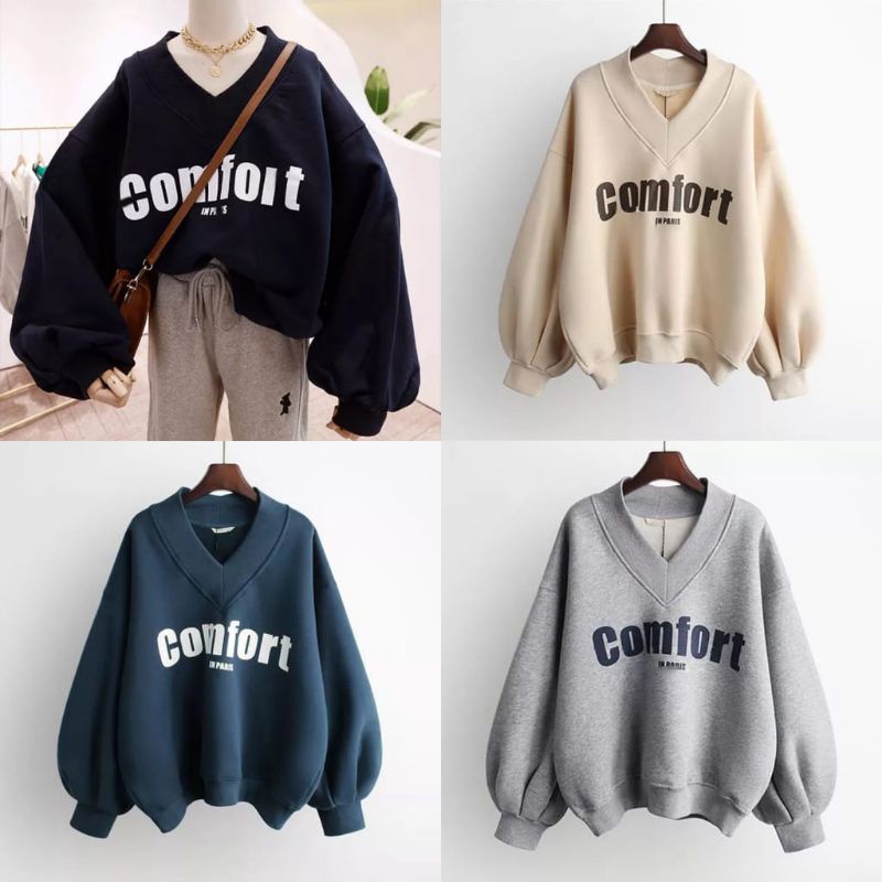 Sweater Wanita // Comfort Crewneck Sweater