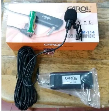Mic Kabel Clipon Mic jepit Mic Imam Carol ECM 114