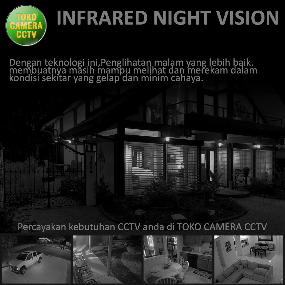 PAKET CCTV HIKVISION 8MP 4 CHANNEL 4 KAMERA