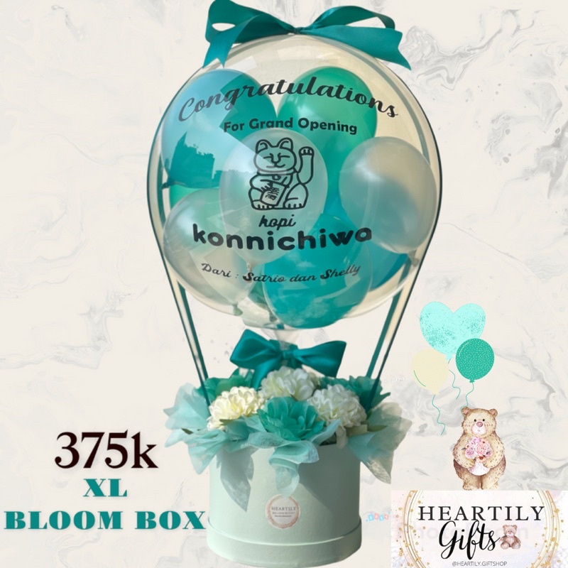 [INSTANT 1HARI JADI SIZE XL TINGGI 1 METER ]Buket Balon XL Balloon Bucket eXtra Large Valentine Wisu