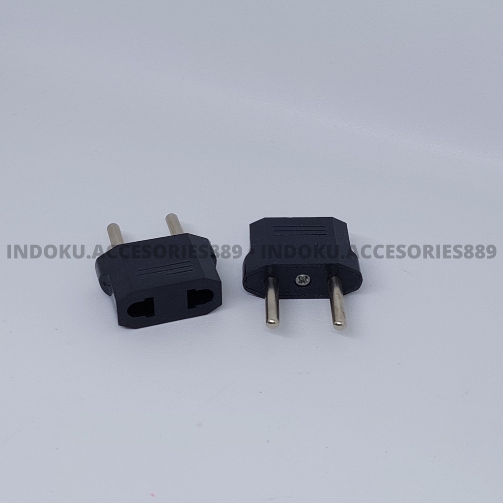 Adapter Konverter Travel US to EU Plug Converter Steker Listrik