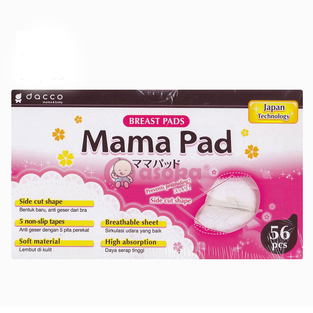 Dacco Mama Pad / Mamapad Breast Pad isi 56 ASOKA