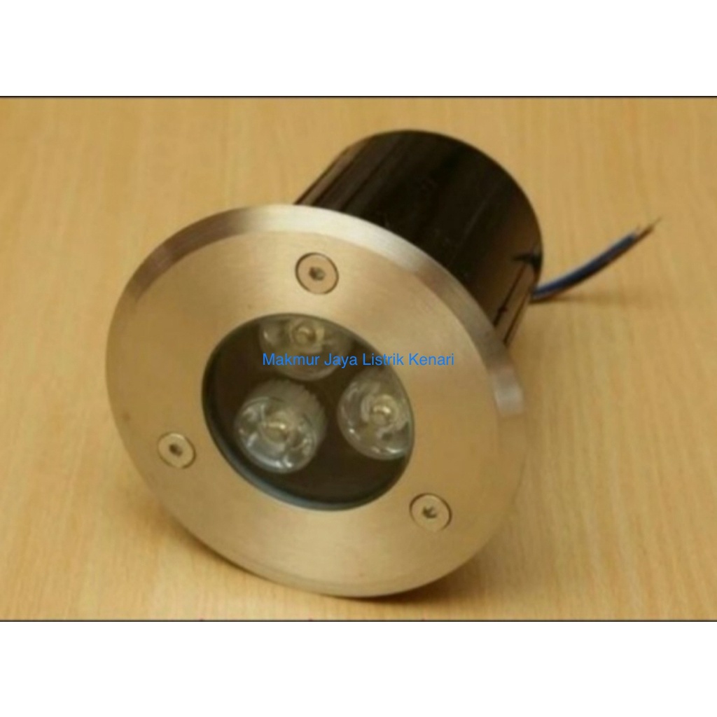 Lampu Lantai LED 3W 3 mata 5 Watt 5 Mata Ground tanam mata taman outdoor 5 UPLIGHT 3 w watt