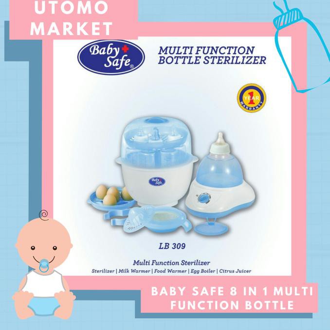 baby safe sterilizer 8 in 1
