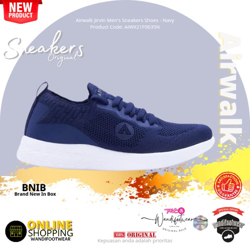 Airwalk Jirvin Men's Sneakers Shoes - Navy original