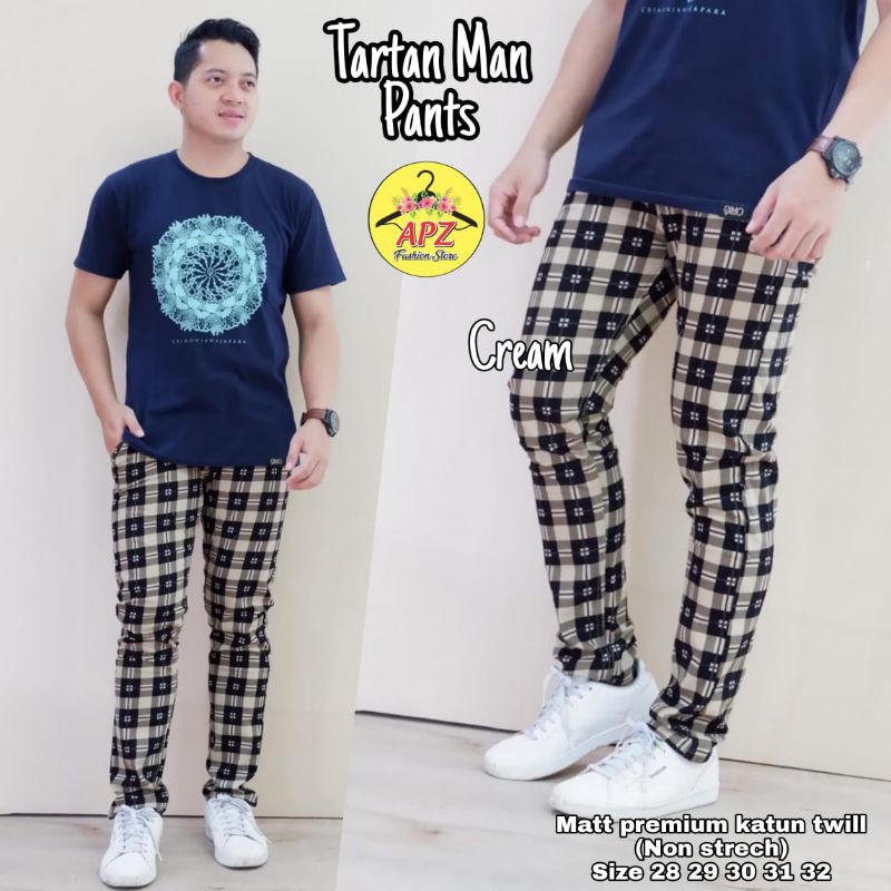 Tartan pants by APZ fashion store