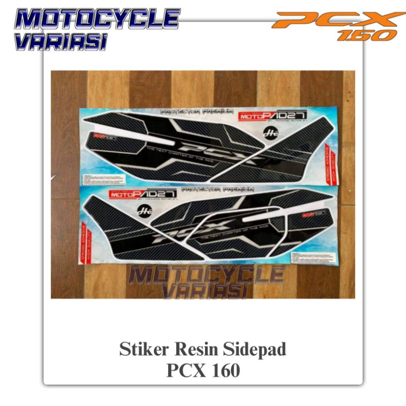 Stiker PCX 160 Stiker Sidepad PCX 160 Resin Premium