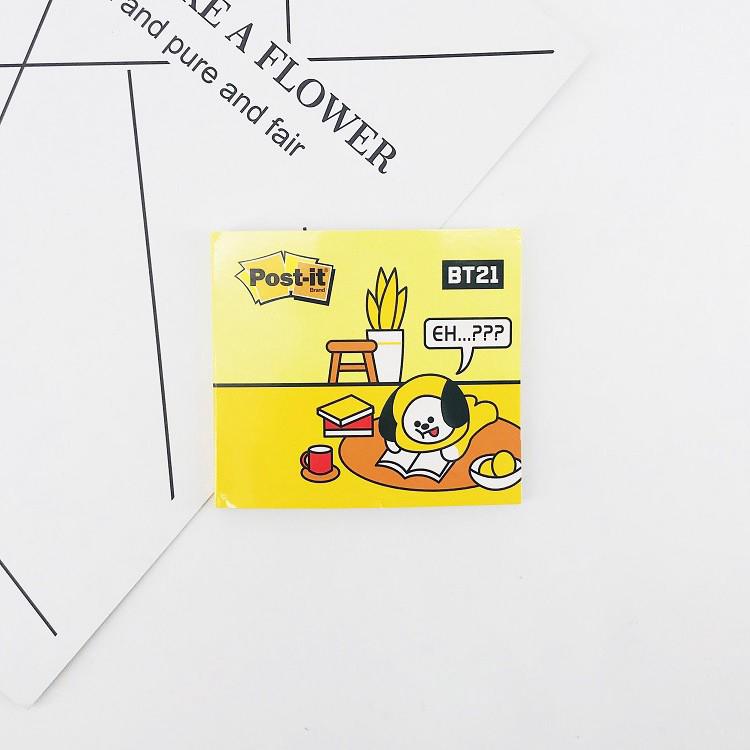  Stiker  Kertas Pembatas Buku Gambar  Kartun  Kpop BTS  bt21 