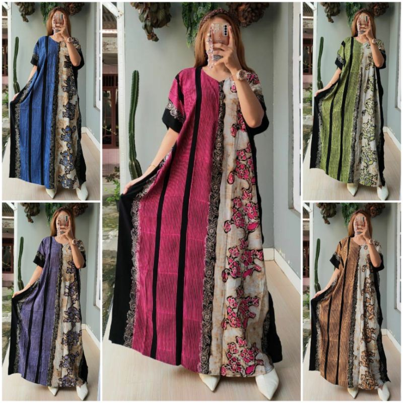 Daster kalong jumbo popokan daster lowo jumbo daster kalong terbaru batik pekalongan