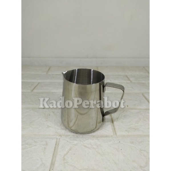 jug stainless murah 350 ml - milk jug - gelas takar kopi art stainless