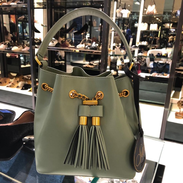 TAS ROTELLI BORLASS SHOULDER BAG GREEN ORIGINAL