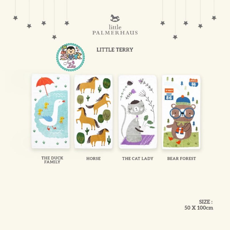 PALMERHAUS Little Terry 50x100cm / Handuk Bayi Palmerhaus-1