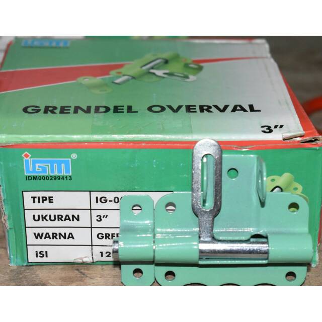 Grendel Pintu/Slot Pintu Grendel Gudang Model Kunci Gembok 3inci Tebal