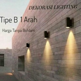 Lampu Led Dinding 1 Arah Wall Light Mini Lamp Outdoor Fitting E27 SWE11