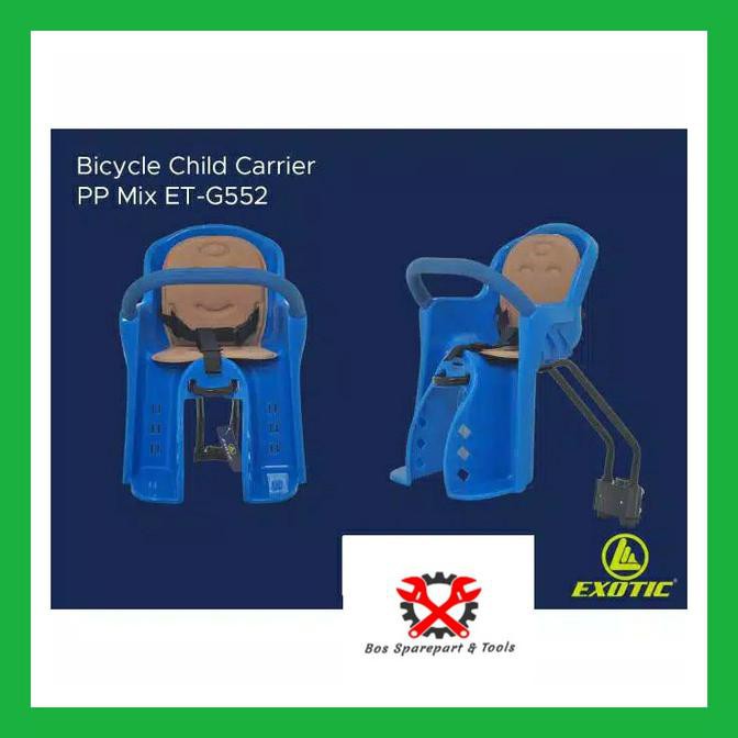 Bangku boncengan anak untuk di sepeda Kursi Boncengan depan anak - Biru