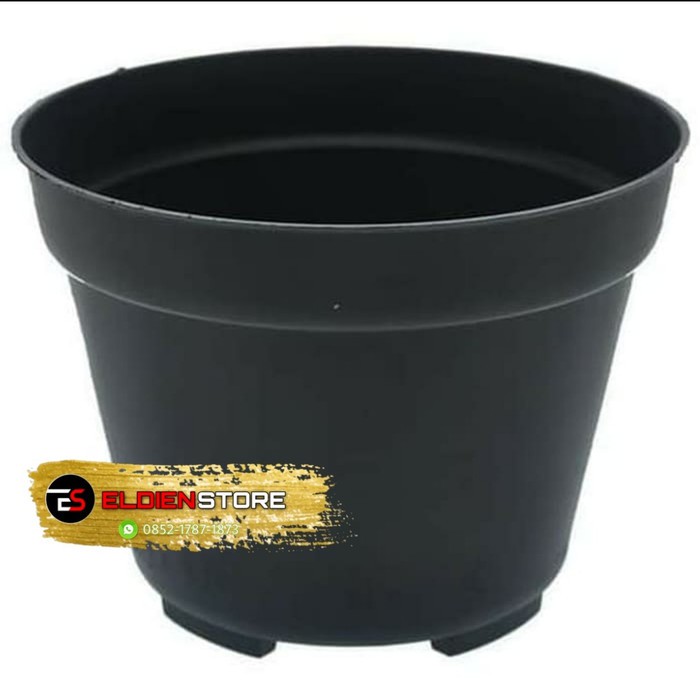 Terbaik pot hitam diameter 30cm pot plastik Berkualitas