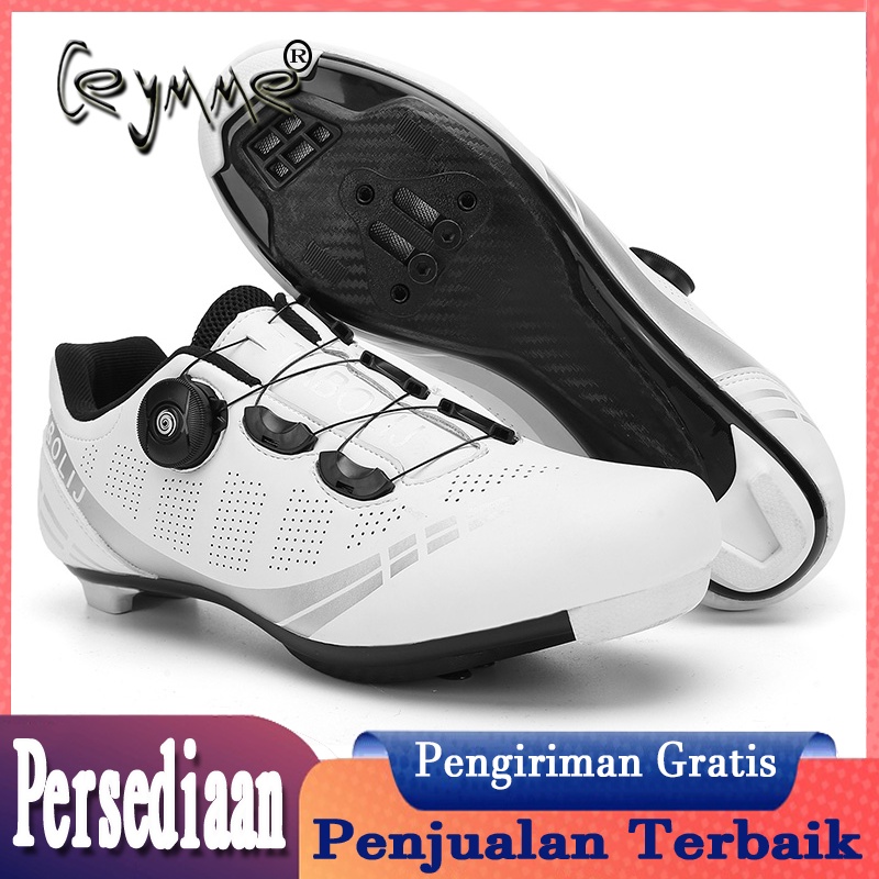 Tersedia COD 2025 Sepatu Sepeda Cleat Road Bike Shoes Sepatu Sepeda Pria Dan Wanita Sepatu Sepeda Cl
