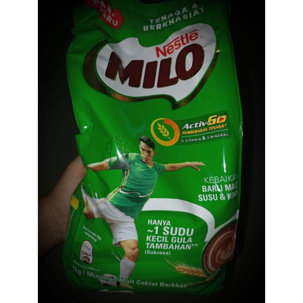 

Milo Malaysia 1 kg / Milo Refil 1kg & 1,1 kg