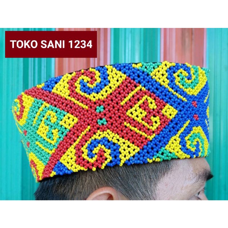 peci khas Dayak asli 100% Kalimantan