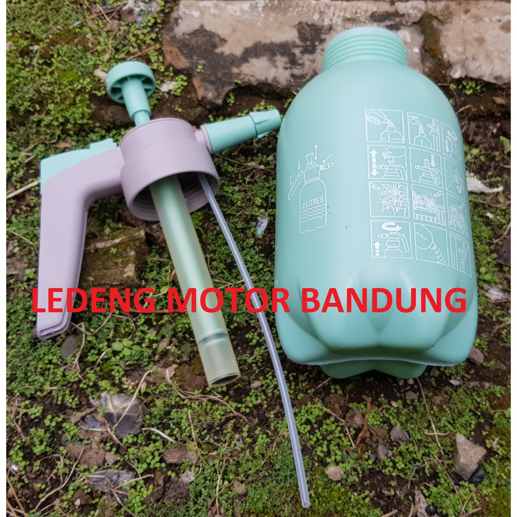 Bagus Pompa Semprot Pressure Sprayer Semprotan Hama Disinfektan Cuci Air AC 2L