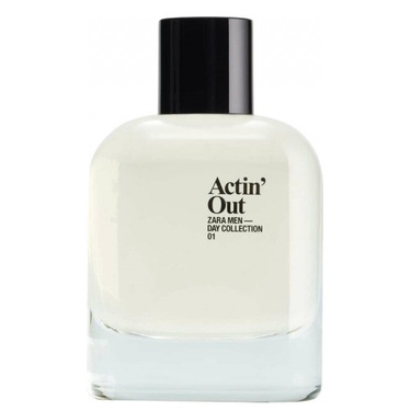 new parfum zara day collection 01 actin'out for men