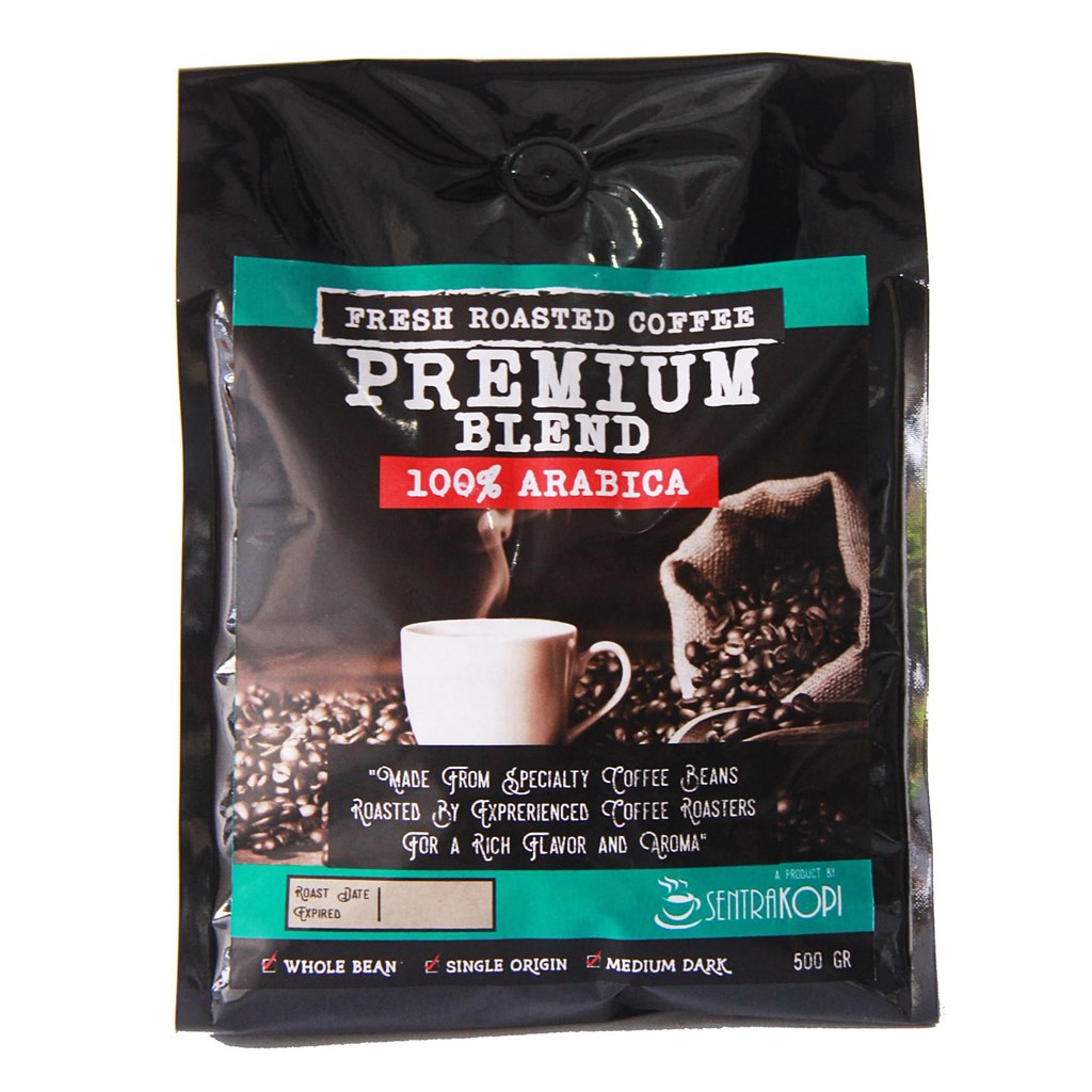 Arabica Premium Blend Coffee 500 Gram - Kopi Bubuk / Biji Arabika ...