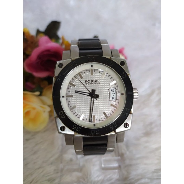 Jam Fossil Vintage Man Stainless Steel Authentic
