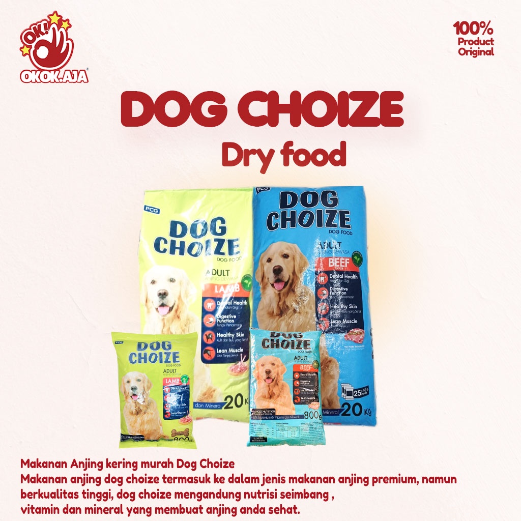 Dog Choize 800gr Makanan Anjing kering murah - Dogfood murah