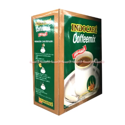 Indocafe Coffeemix 5sachet Indocafe Jahe Ginger Kopi mix Indocafe Hijau Indo Cafe Jahe Coffee Mix Kopi Jahe Sachet Coffe Cofee