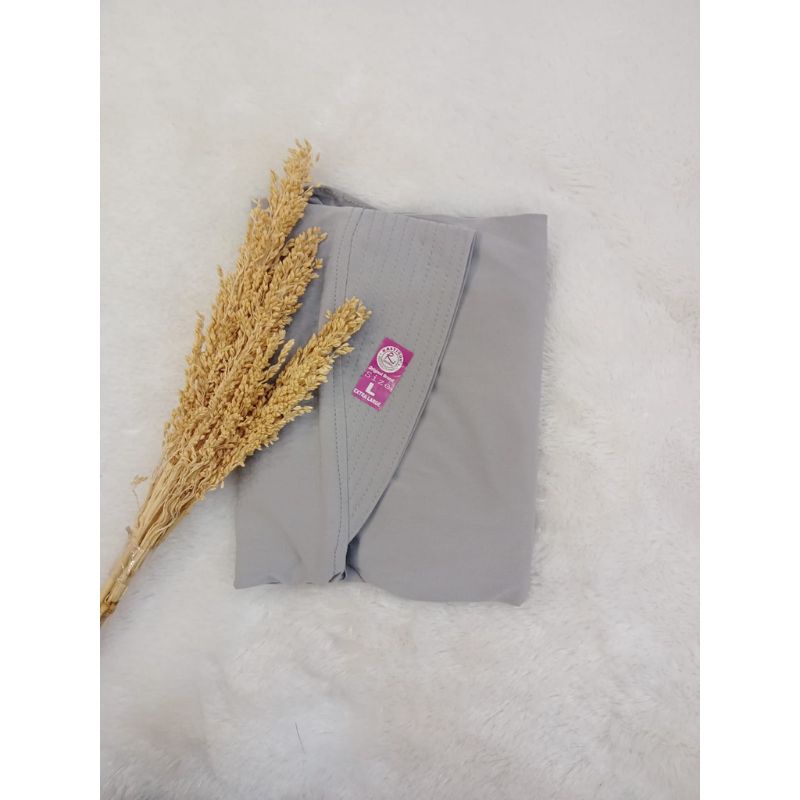 Grosir Jilbab Instan/Bergo Rasyiqul Original sz L-Abu silver