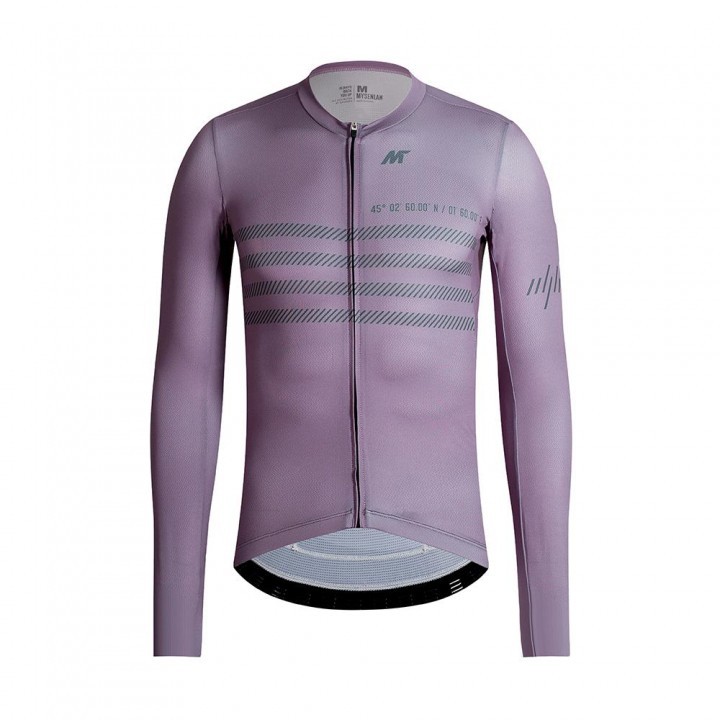 Jersey Sepeda Mysenlan Awaken Mens Long Sleeve Jersey Horizon Lilac