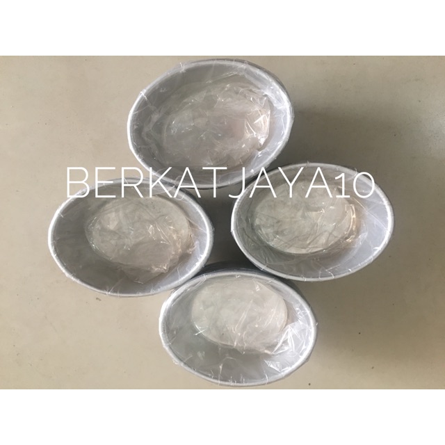 Cup Aluminium Oval Mangkok 12pcs