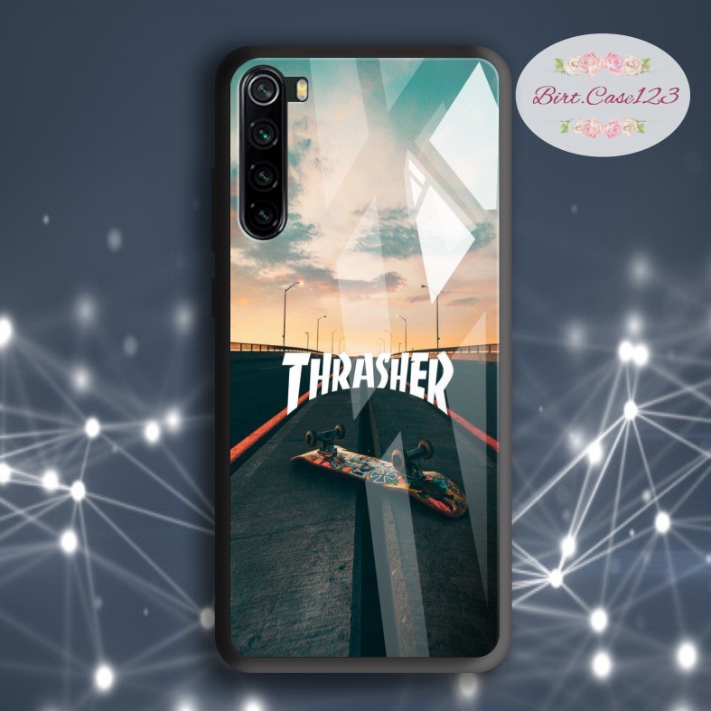 Case softcase silikon Gambar Thrasher back case glass oppo samsung vivo xiaomi realme iphone alltype