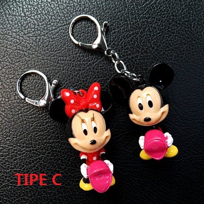 Gantungan Kunci Keychain Disney Mickey Minnie Mouse Couple Magnet Series