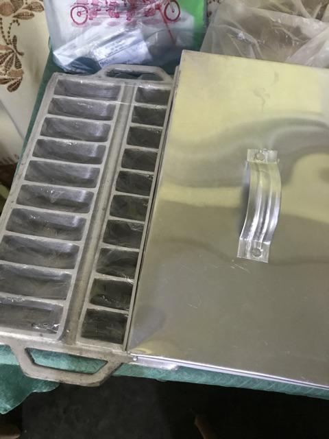 Cetakan Kue Bandros/pancung/pukis/rangin 20 Lubang+tutup Aluminium