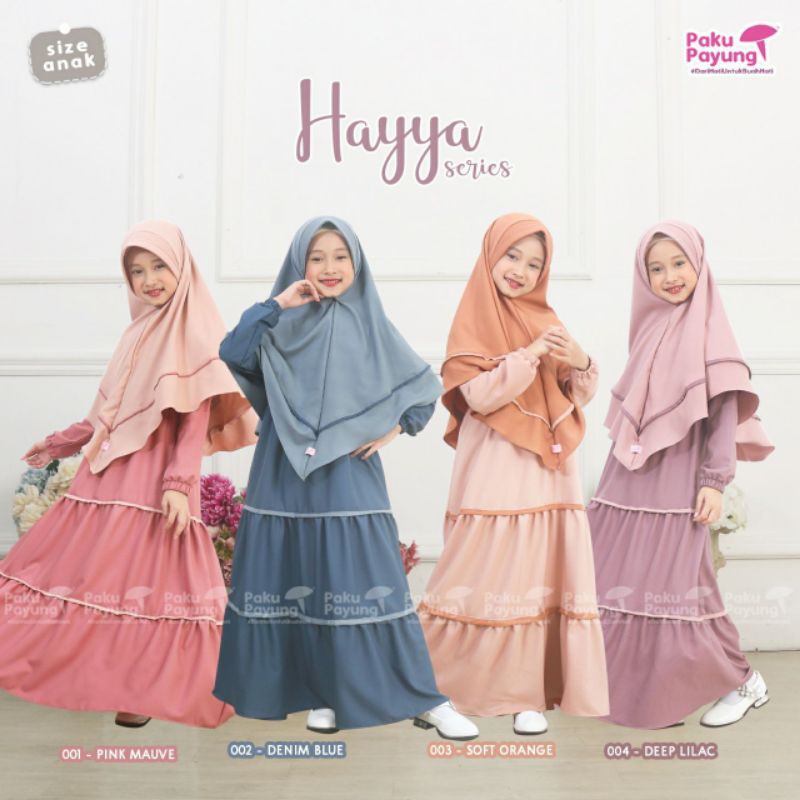 gamis hayya paku payung