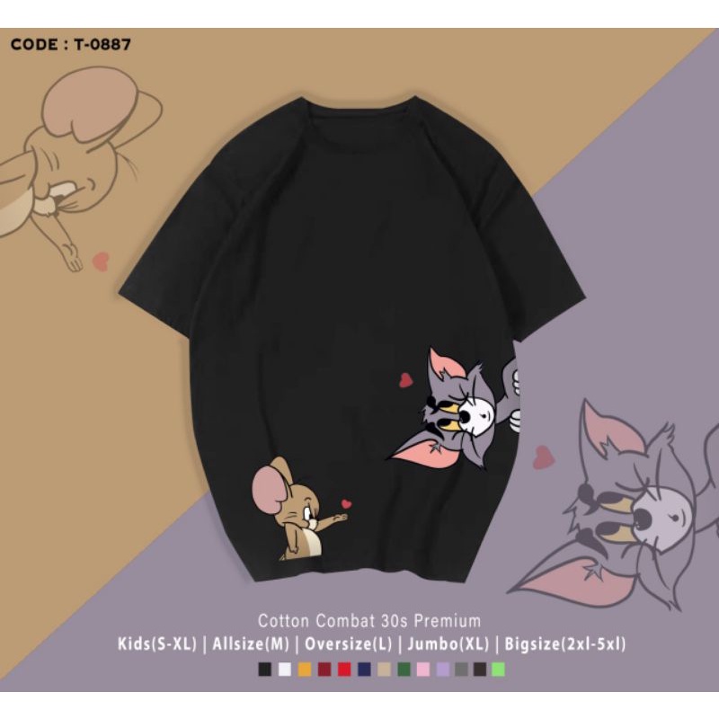 KAOS TOM &amp; JERRY CUTE/TSHIRT TOM&amp;JERRY