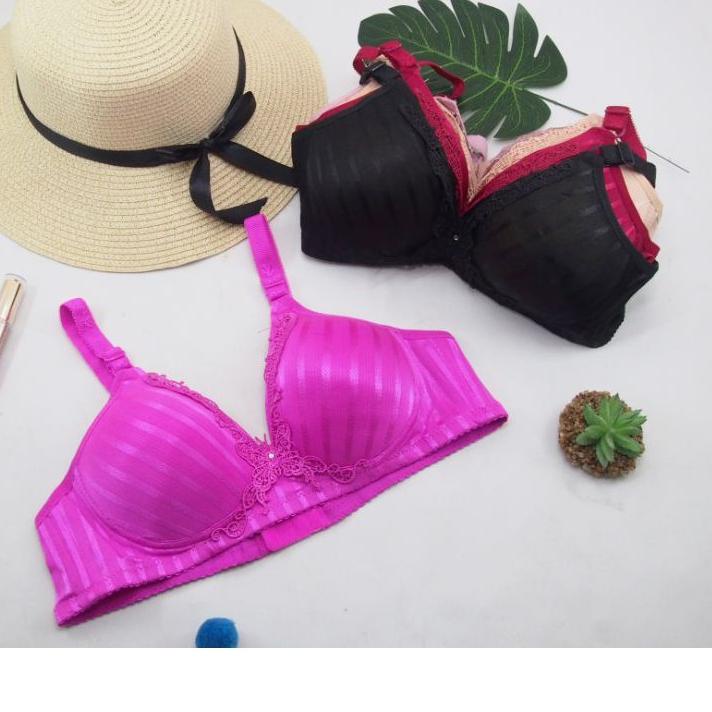 NEW PRODUCT  9.9 BH Import 8698 Bra Bagus Model Tanpa kawat Kulitas 3 kait [KODE 0]
