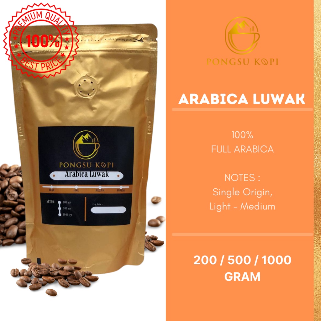 

KOPI ARABICA LUWAK PREMIUM
