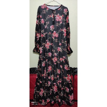 Gamis Bunga Ceruty