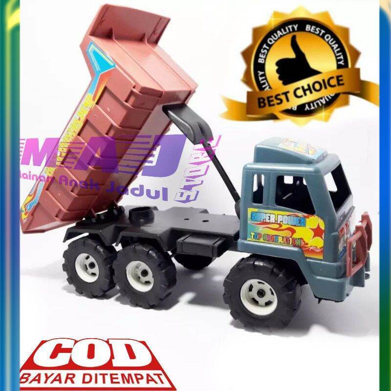 Mobil mobilan truk pasir besar panjang 32cm ada sekop bisa COD
