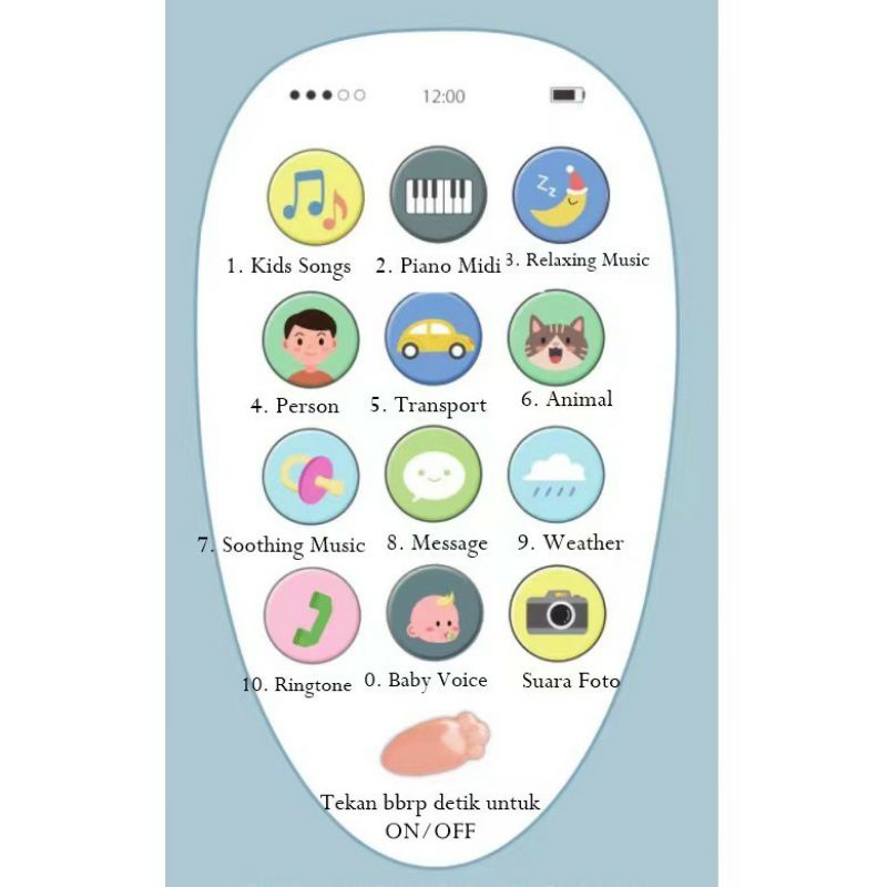 Mainan Ponsel Bayi/ Mainan Handpone Anak