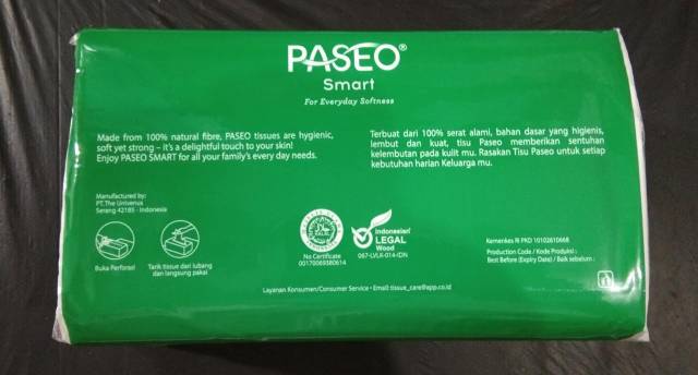 Tissue 250 sheet paseo