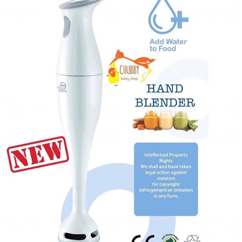 LITTLE GIANT Hand Stick Blender Tangan Aman Untuk MPASI Bayi Tokebi Portable Mixer Juicer garansi