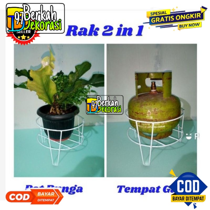 Rak dudukan pot/Rak dudukan gas/ Rak murah